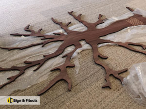 Donor tree, Custom 3d sign