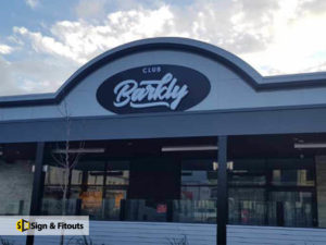 Illuminated sign, 3D letter sign, Acrylic sign