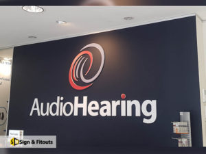 3D reception sign, Acrylic sign, Fabricated letter sign