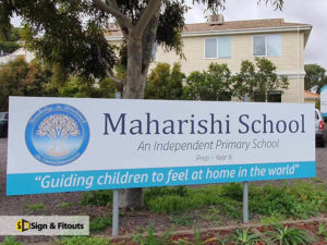 School sign, Yard sign