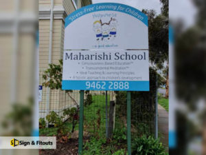 School sign, Yard sign