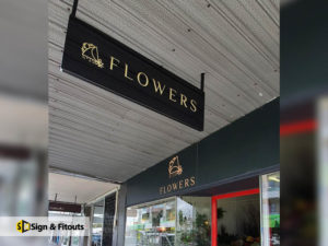 Shop sign, Under awning sign, Fascia sign