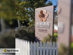 3D letter yard sign, Custom yard signage, Pylon sign