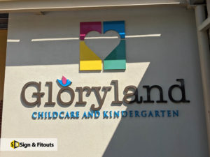 3D sign, Building sign, Acrylic signage