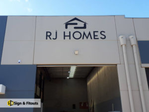 3D sign, Building sign, Factory signage