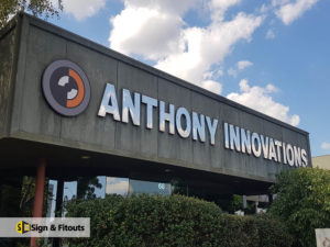 3D sign, Acrylic sinage, Building sign