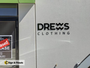 3D sign, Acrylic signage, building sign