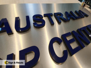3D letter sign, Acrylic sign, sign fabricatin