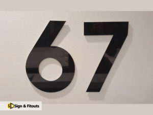 3D sign, Acrylic signage, wall sign