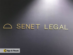 3D sign, Acrylic signage, Reception sign