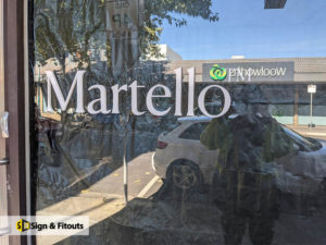 3D sign, Acrylic signage, window sign