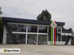 Building sign, 3D signage, custom sign