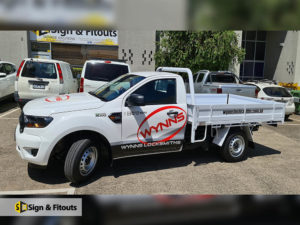 Car sticker sign, Vehicle signage