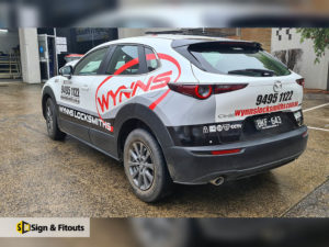 Car wrap, car graphics, vehicle signage