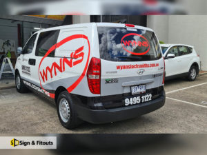 van signage, car graphics, car wrap