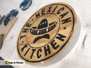 light box sign, sign fabrication, fabricated sign