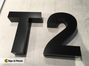 Fabricated sign, 3D letter sign, Acrylic sign