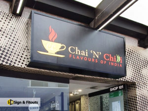 light box sign, shop signage, fascia sign