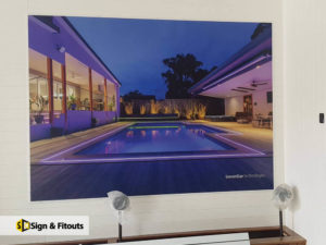 Inbuilt light box sig, light box signage