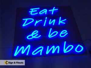 Neon signage, LED Sign, illuminated sign