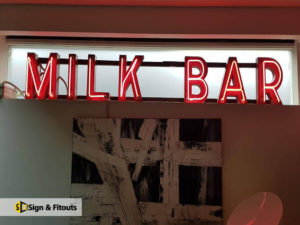 Neon signage, LED Sign, illuminated sign