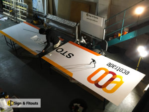 Panel sign, Business sign, sign fabrication