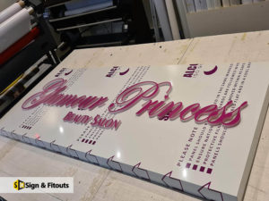 3D sign, Acrylic signage, sign fabrication