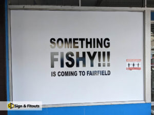 Window sign, window graphics