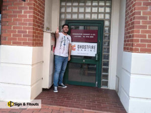 Window sign, window graphics