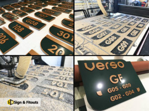 3D signs. CNC cut, sign fabrication