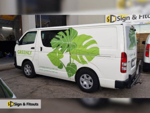 Car wrap, car graphics, van signage