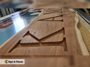 Custom sign, Engraved sign, CNC engraving sign