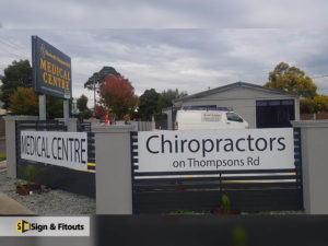 panel sign. fence sign, pylon sign