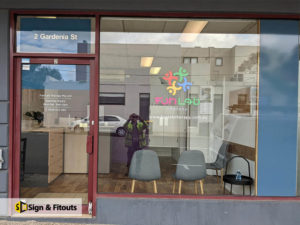 Window graphics, window decals, window sign