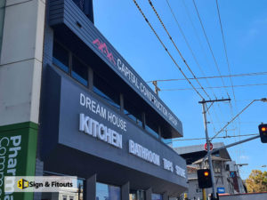 3D sign, Building sign, Acrylic signage