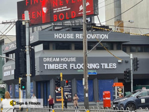 3D illuminated sign, Building sign, acrylic sign