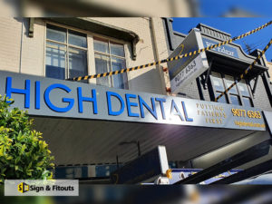 3D sign, Acrylic signage, shop sign