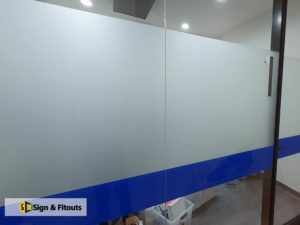 Window graphics, window frosting, window sign