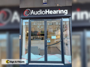 push through letter sign, 3D sign, Illuminated signage