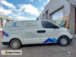 van signage, car graphics, car sign