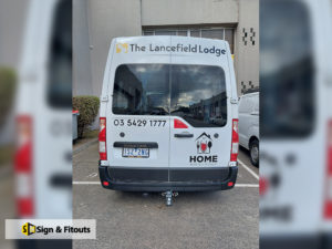 van signage, car graphics, car sign