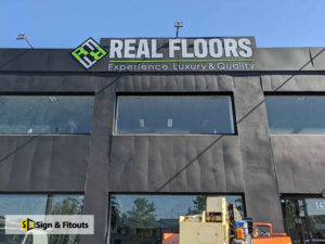 3D sign, Acrylic signage, Building sign