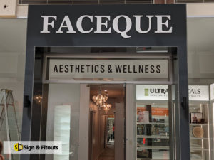 3D sign, Acrylic signage, Shop sign