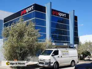 window sign, building sign, Business signage