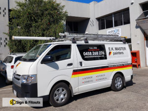 van signage, car graphics, car wrap