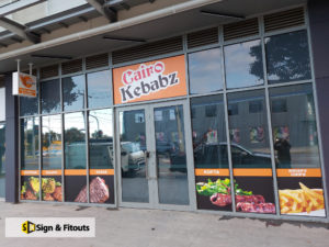 Window graphics, window decals, window sign