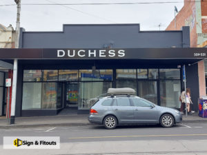 shop sign, fascia sign, business sign