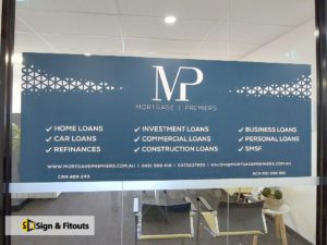 Window frosting, privacy window film, window sign