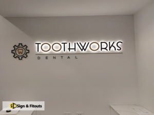 3D sign, Acrylic signage, Reception sign, Illuminated signage