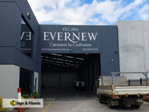 3D sign, Building sign, Factory signage